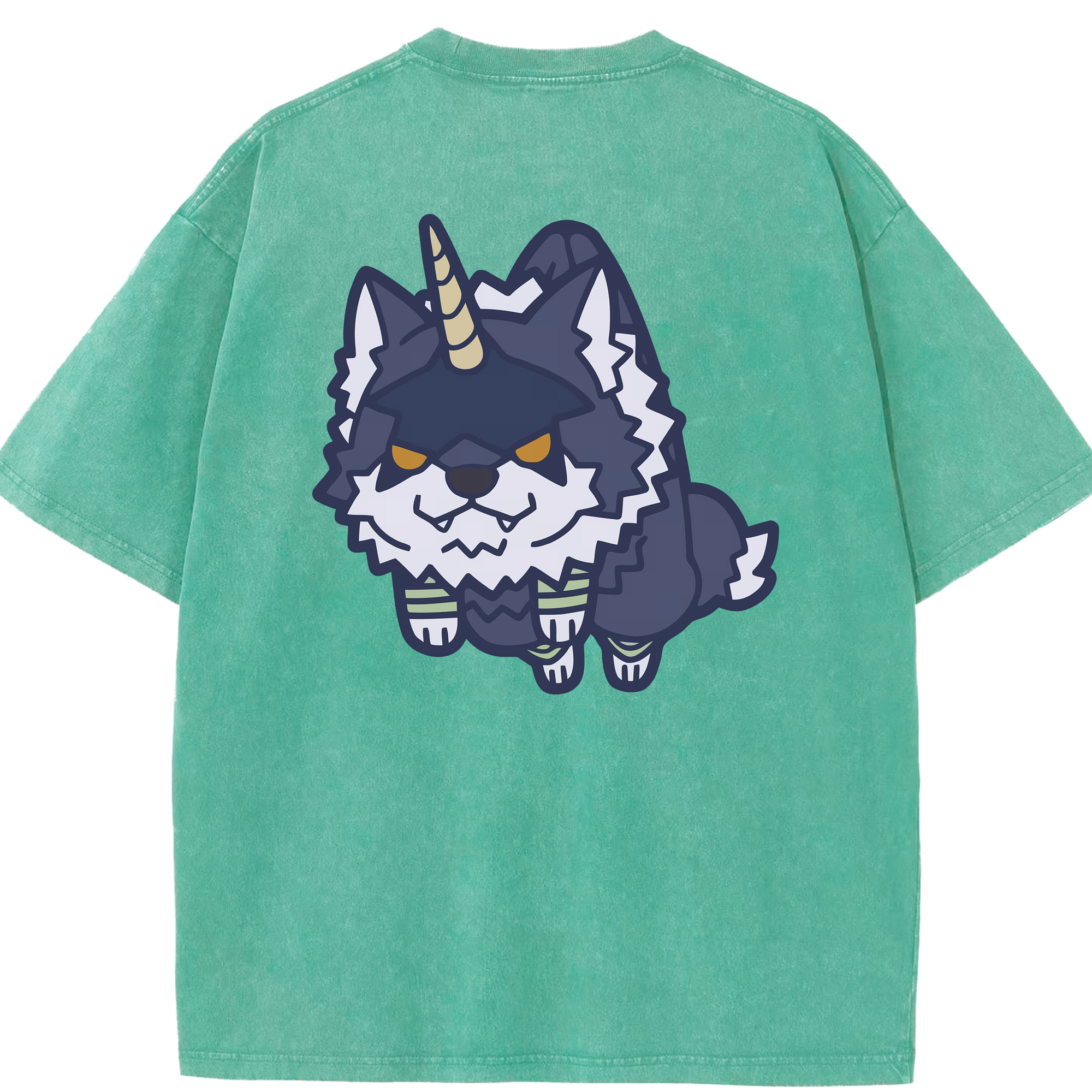 （画像用） 転スラ Regarding Reincarnated to Slime 綿100% ヴィンテージ風 半袖Tシャツ（背面プリント）